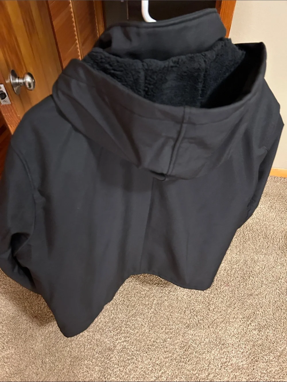 Jos. A. Bank Black Hooded Field Jacket